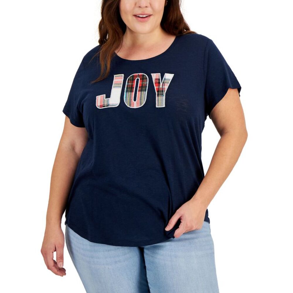 Style & Co Plus Size Crewneck T-Shirt